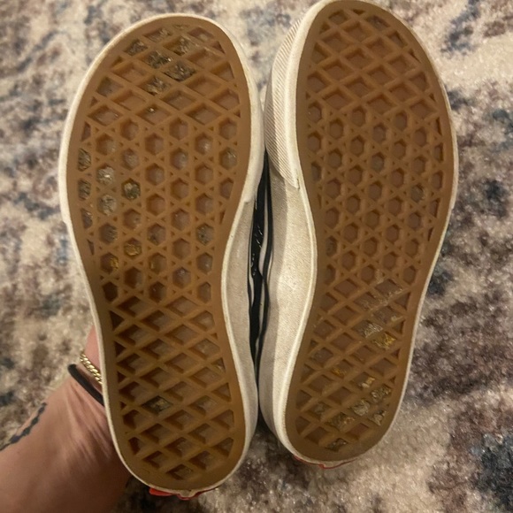 Kids Black Van Slide Sneakers size 11c - Picture 3 of 8